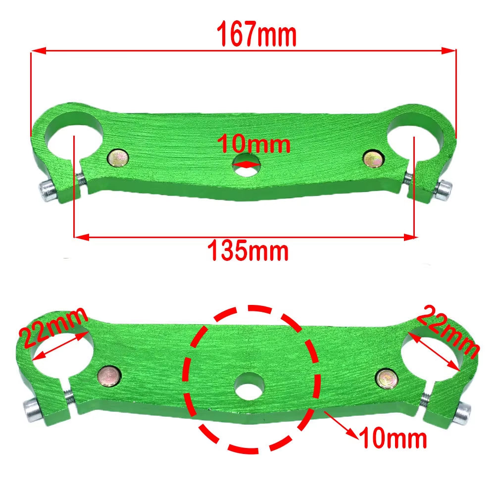 Soporte Horquilla Delantera 22mm 25mm 35mm para Mini Bike