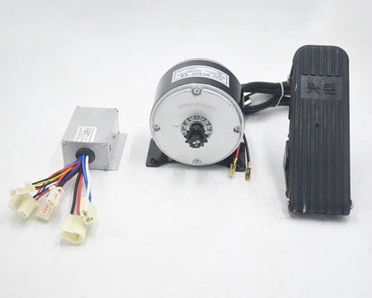 Motor eléctrico de 24V y 250W con escobillas | Kit de motor de 250W + piñón de 11 dientes