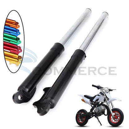 Horquilla Delantera de 510 mm con Amortiguación de Impactos, 25 mm para Mini Bike