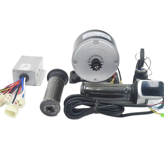 Motor eléctrico de 24V y 250W con escobillas | Kit de motor de 250W + piñón de 11 dientes