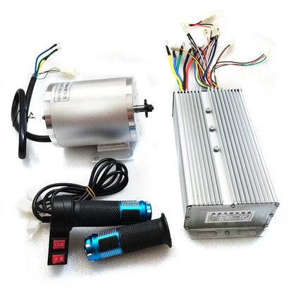 Kit: Motor electrico sin escobillas de 60V 2000W + Controlador + Acelerador/Throttle 