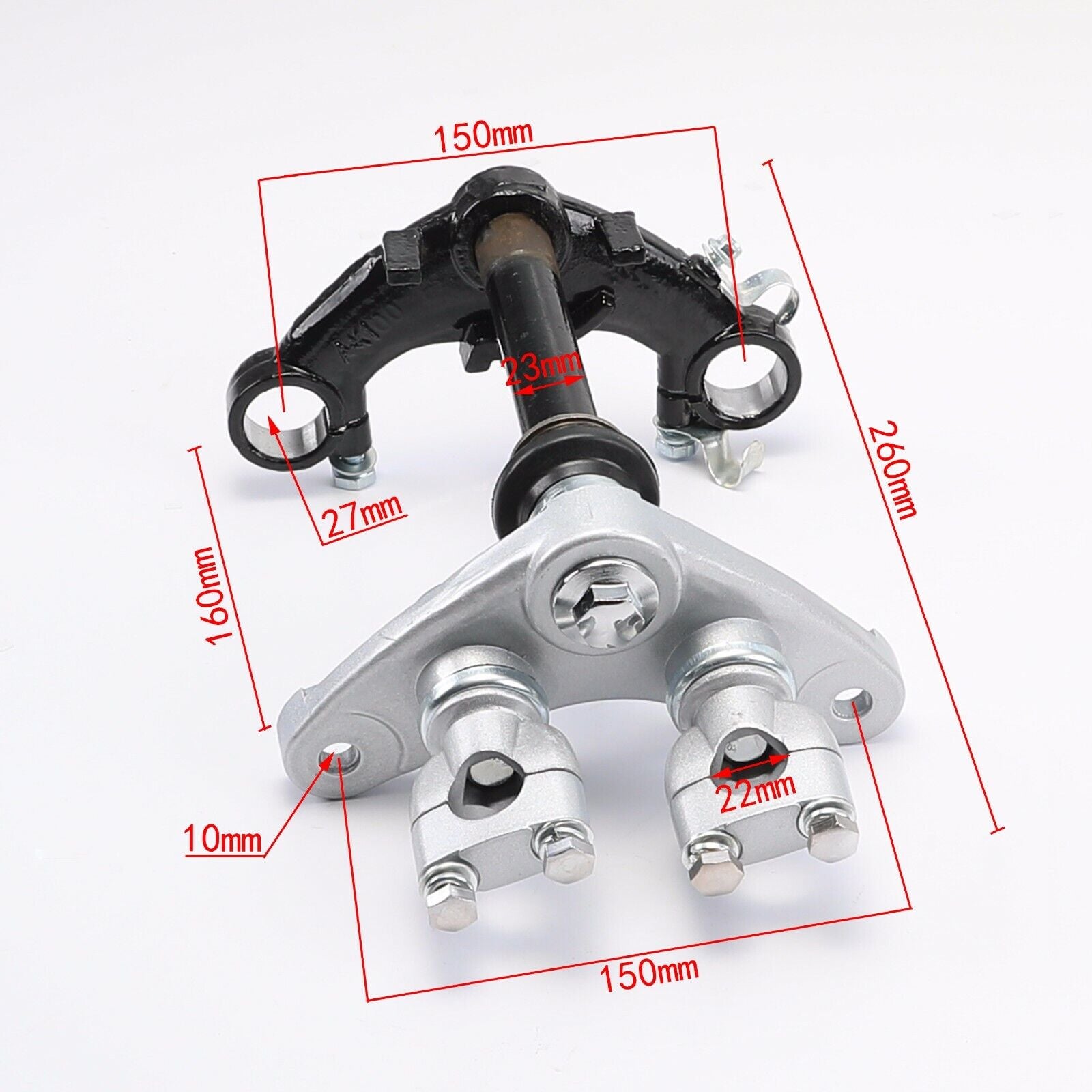 Triple Tree Clamps para horquillas delanteras Mini Bike