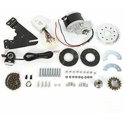 Kit: Conversion bici electrica (Motor + Piñon+ Cadena+ Acelerador + Controlador 250W 24V