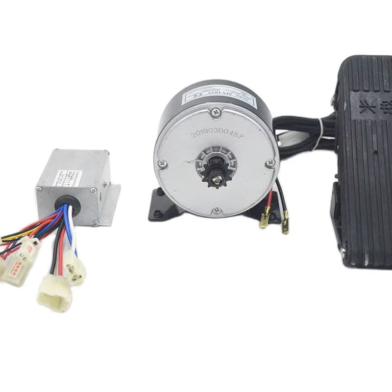 Motor eléctrico de 24V y 250W con escobillas | Kit de motor de 250W + piñón de 11 dientes