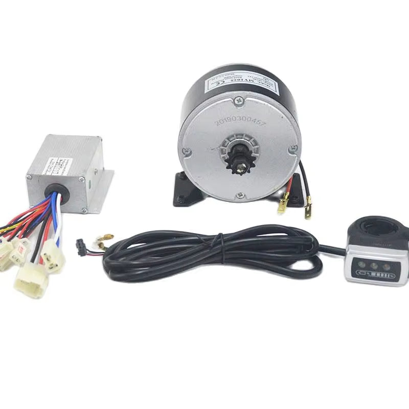 Motor eléctrico de 24V y 250W con escobillas | Kit de motor de 250W + piñón de 11 dientes