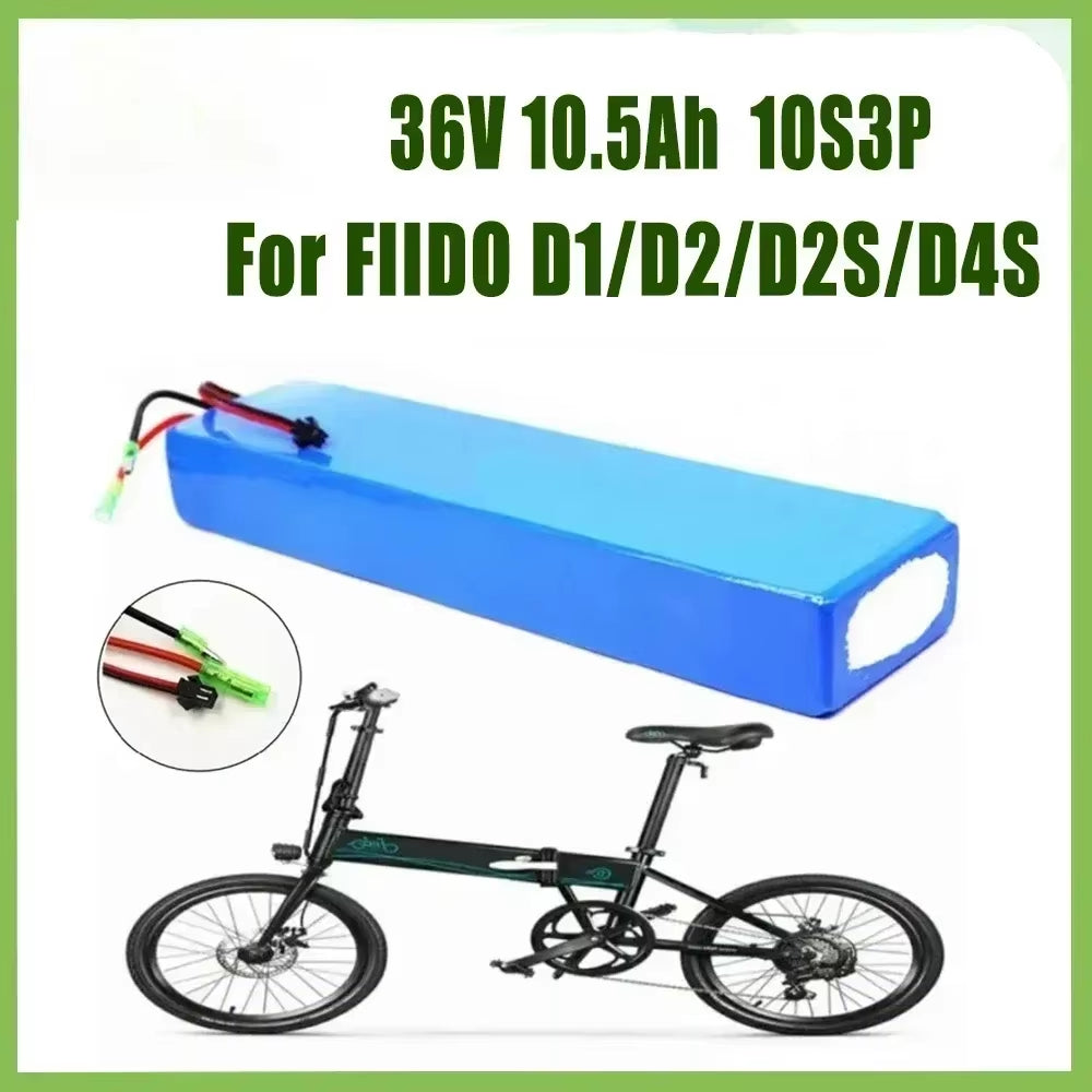 Bateria de litio10.5Ah 10S3P 36V D1/D2/D2S D4S para bici electrica