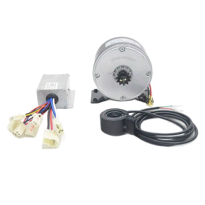 Motor eléctrico de 24V y 250W con escobillas | Kit de motor de 250W + piñón de 11 dientes